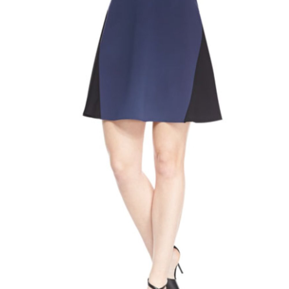 NWT Tahari ARYA Colorblock A-Line Skirt, US Size 4